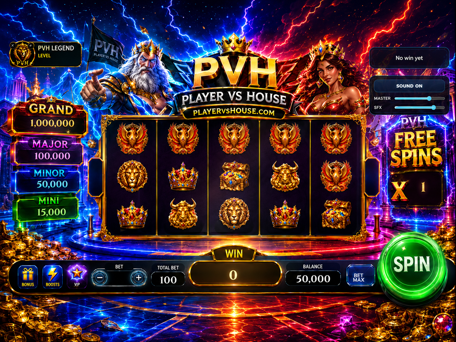 Legendarisch slots spel