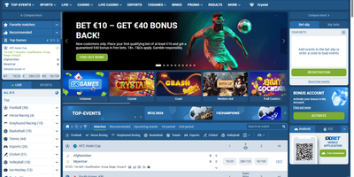 معاينة 1xBet للموقع