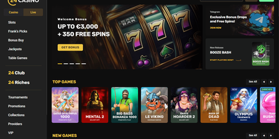 24Casino nettsted forhåndsvisning