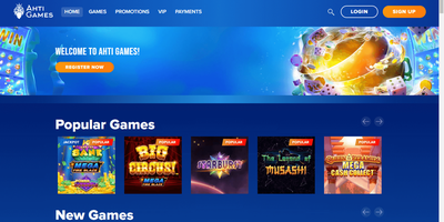 معاينة AHTI Games للموقع