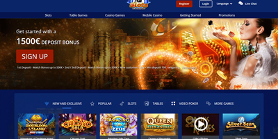All Slots nettsted forhåndsvisning