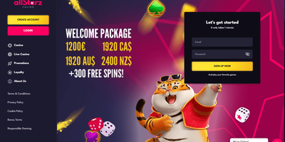 معاينة AllStarz للموقع