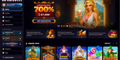 Aphrodite nettsted forhåndsvisning