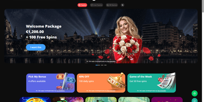 bCasino websted forhåndsvisning