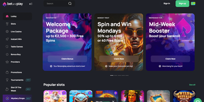 معاينة Betandplay للموقع