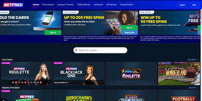 معاينة Betfred للموقع