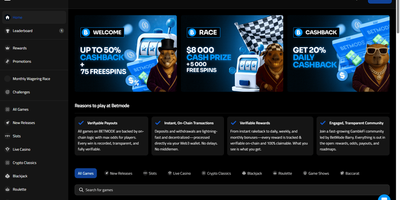 Betmode.io webbplatsförhandsvisning