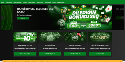 معاينة Bets10 للموقع