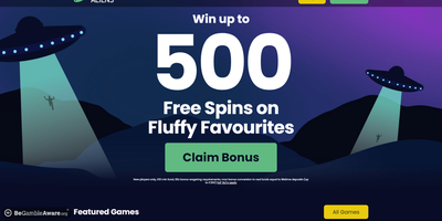 Bingo Aliens webbplatsförhandsvisning