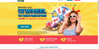 Bingo Extra nettsted forhåndsvisning
