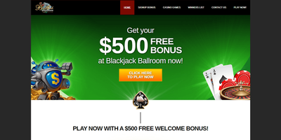 معاينة Blackjack Ballroom للموقع