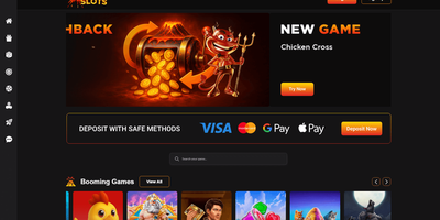 Booming Slots webbplatsförhandsvisning