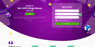 Butlers Bingo nettsted forhåndsvisning