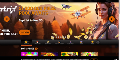 Casino Intense predogled spletnega mesta