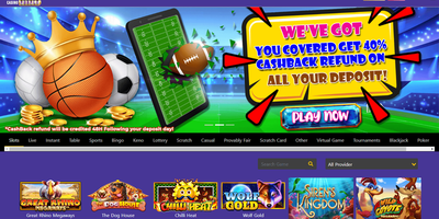 Casino Purple predogled spletnega mesta