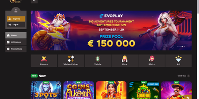 Classy Slots websted forhåndsvisning
