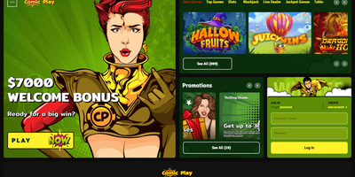 معاينة ComicPlay للموقع