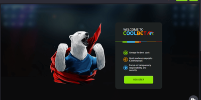 Coolbet websted forhåndsvisning