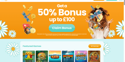 Daisy Slots webbplatsförhandsvisning