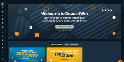 Depositwin sitevoorbeeld