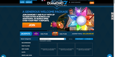 معاينة Diamond 7 للموقع