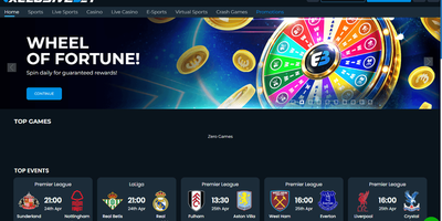 ExclusiveBet nettsted forhåndsvisning