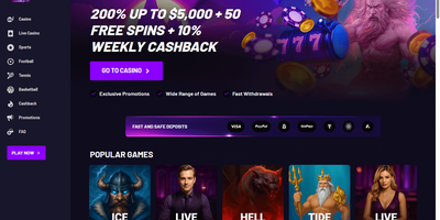 Fast Slots websted forhåndsvisning