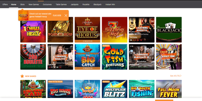 معاينة Gamebookers للموقع
