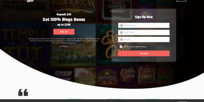 معاينة Glossy Bingo للموقع