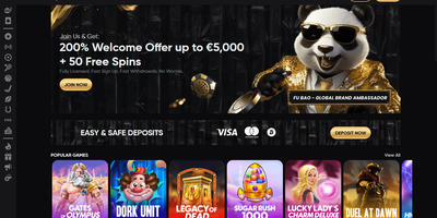 Golden Panda websted forhåndsvisning