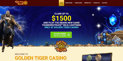 معاينة Golden Tiger للموقع