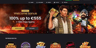 GoldenPlay predogled spletnega mesta