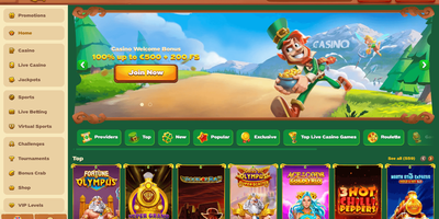 Green Luck sitevoorbeeld