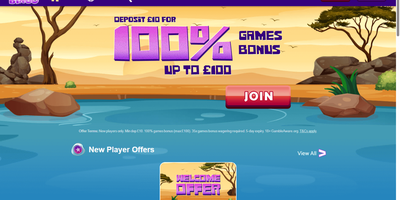 Hippo Bingo webbplatsförhandsvisning