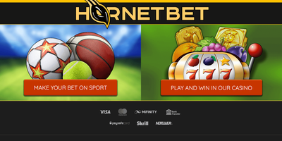 Hornetbet websted forhåndsvisning
