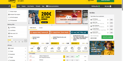 معاينة Interwetten للموقع