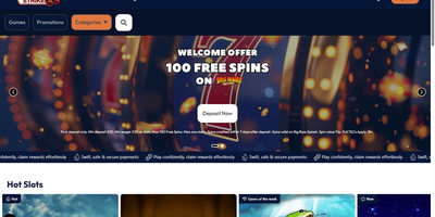 Jackpot Strike nettsted forhåndsvisning