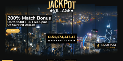 Jackpot Village sitevoorbeeld