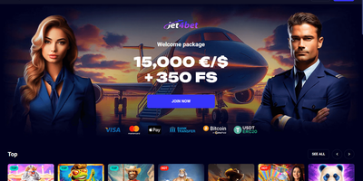 Jet4bet nettsted forhåndsvisning