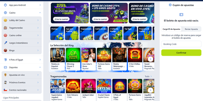 JugaBet websted forhåndsvisning