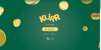 Klirr nettsted forhåndsvisning