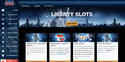 معاينة Liberty Slots للموقع