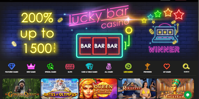 Lucky Bar sitevoorbeeld