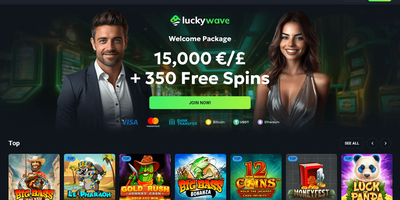 LuckyWave sitevoorbeeld