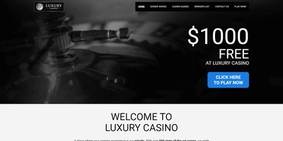 Luxury nettsted forhåndsvisning