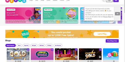 معاينة Mecca Bingo للموقع