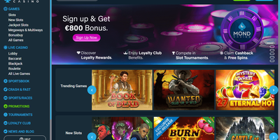 معاينة Mondcasino للموقع