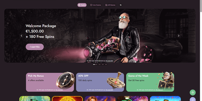 Mr Fortune websted forhåndsvisning