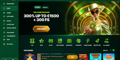 MyLuck predogled spletnega mesta
