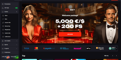N1 Bet nettsted forhåndsvisning